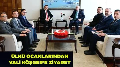 Ülkü Ocaklarından Vali Köşger'e Ziyaret