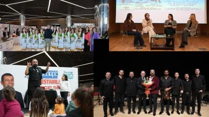 Üreten kadınların el emeği bu festivalde yer aldı