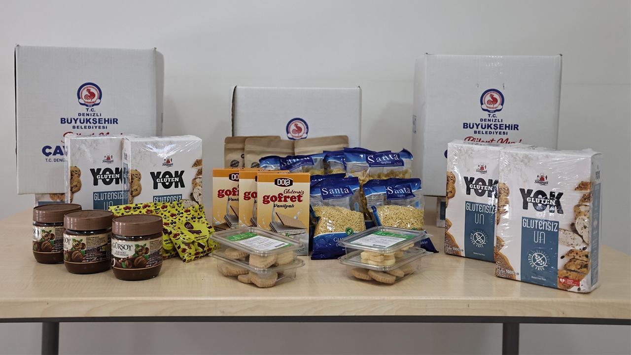 Büyükşehir’in glütensiz gıda paketleri sahiplerine ulaştı