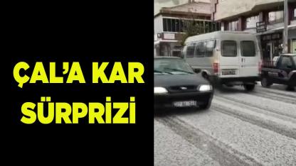 Çal Beyaza Büründü Mart Karı Sürpriz Yaptı