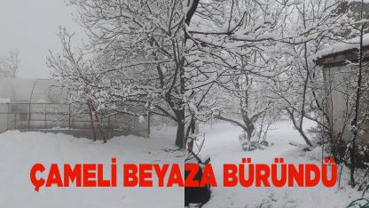 Çameli Beyaza Büründü Kar Kalınlığı Artıyor