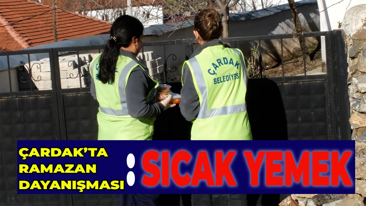Çardak'ta Ramazan Boyunca Her Gün Sıcak Yemek Dağıtıldı