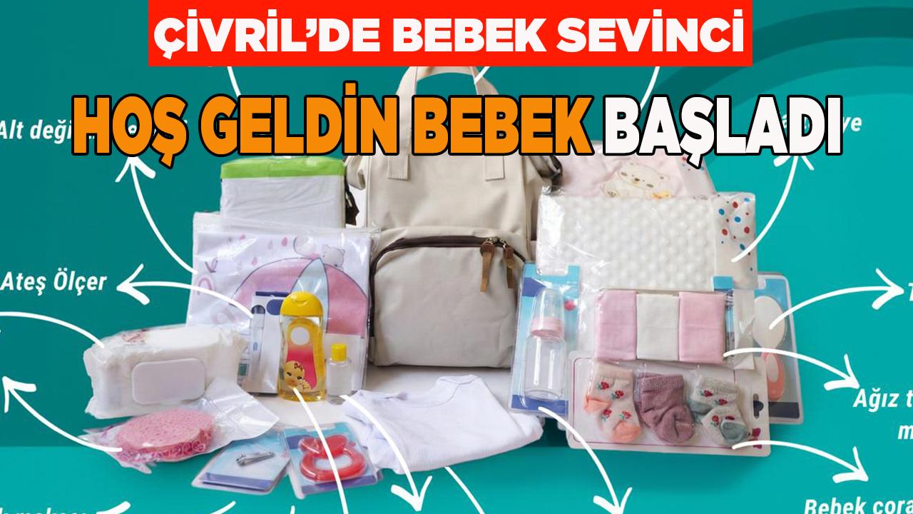 Çivril’de Bebek Sevinci Hoş Geldin Bebek Başladı