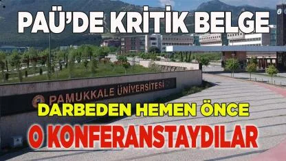 Darbeden Hemen Önce O Konferanstaydılar