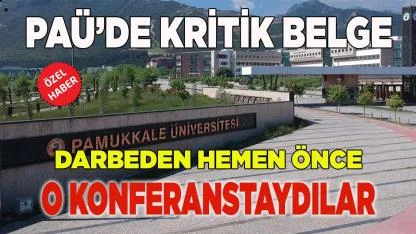 Darbeden Hemen Önce O Konferanstaydılar