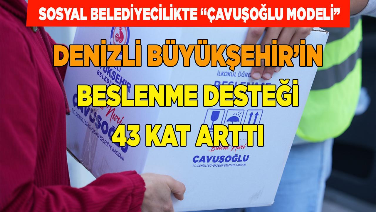 Denizli Büyükşehir’in beslenme desteği 8 bin çocuğa ulaştı