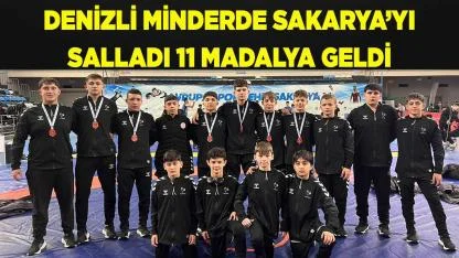 Denizli Güreşinde Madalya Yağmuru