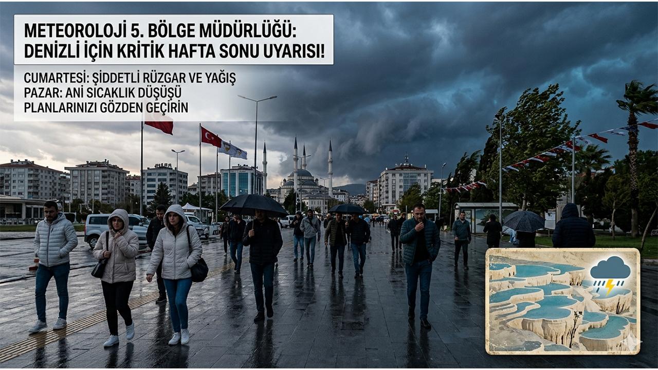 Denizli Hafta Sonu Hava Durumu