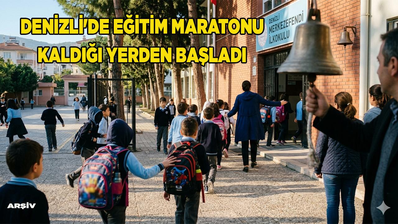 Denizli'de Eğitim Maratonu Kaldığı Yerden Başladı