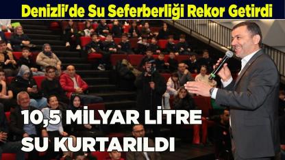 Denizli'de Su Seferberliği Rekor Getirdi