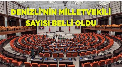 Denizli’nin Milletvekili Sayısı Belli Oldu