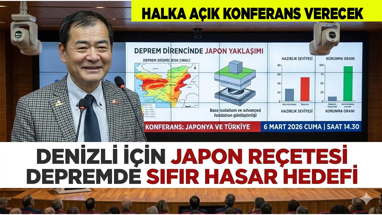 Depremde Japon Reçetesi Denizli'de