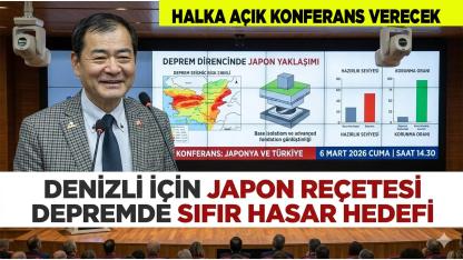 Depremde Japon Reçetesi Denizli'de