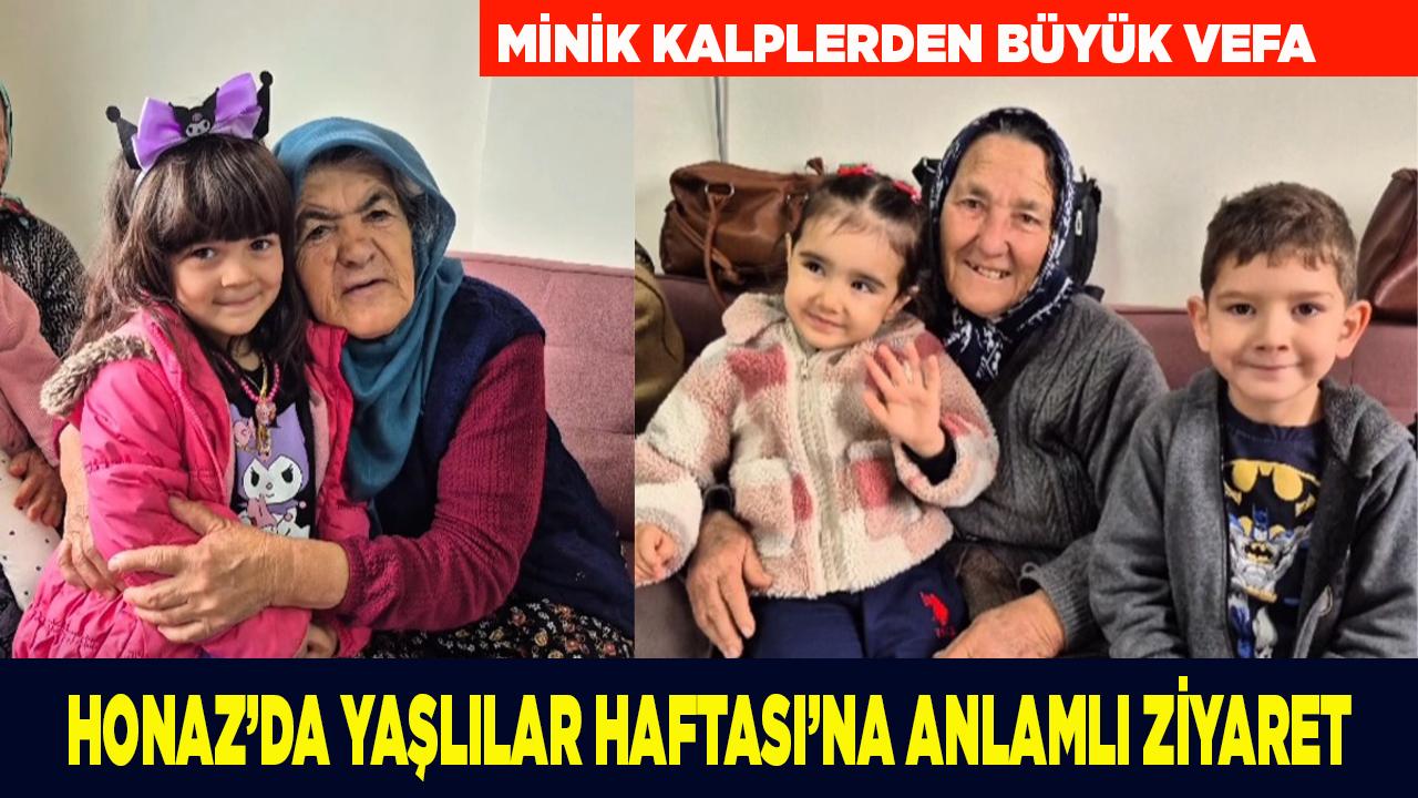Honaz’da Yaşlılar Haftası’na anlamlı ziyaret
