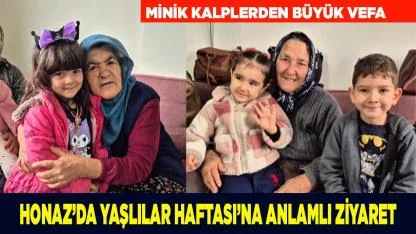 Miniklerden Vefa, Honaz’da Kuşaklar Buluştu