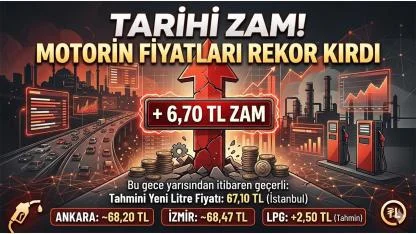 Motorine Gece Yarısı Dev Zam Kapıda