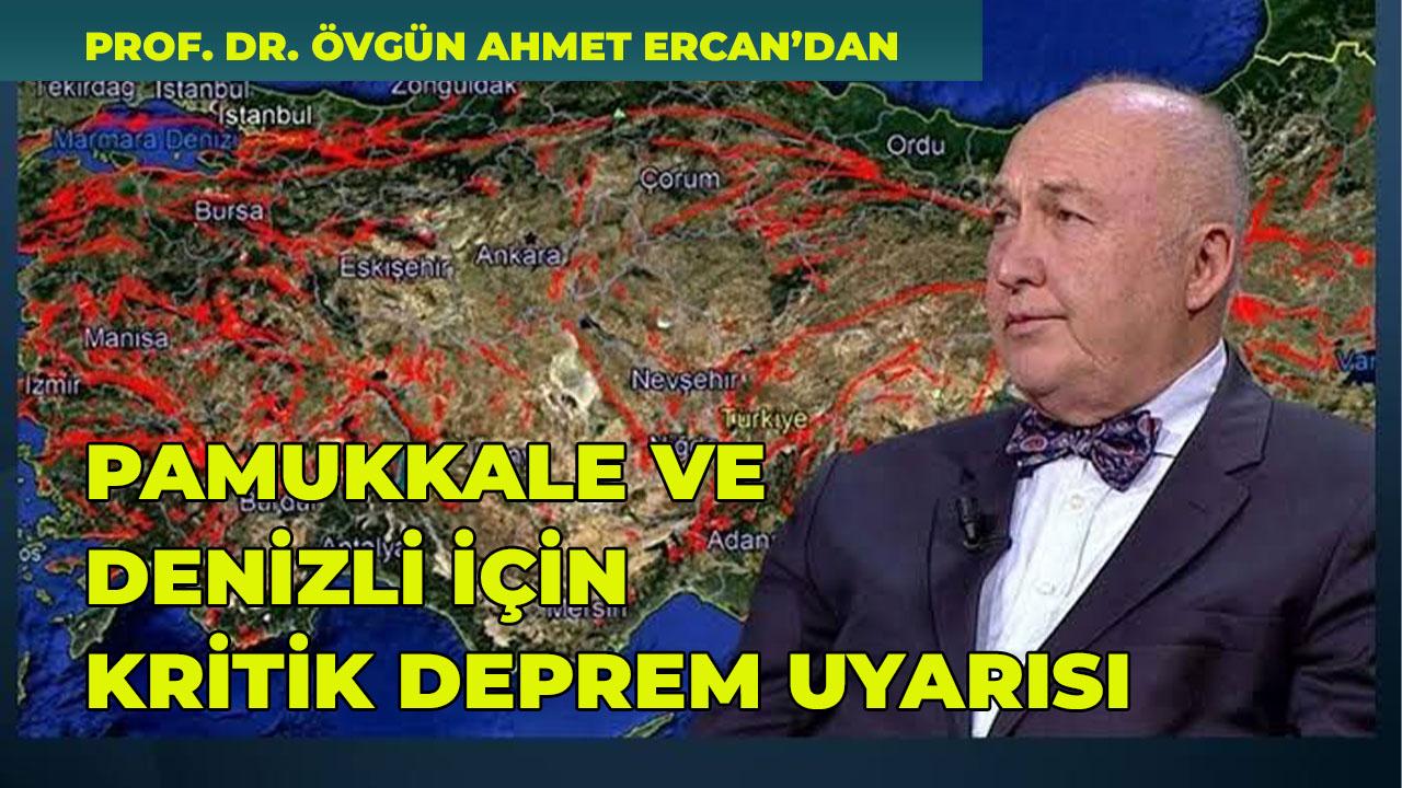 Pamukkale ve Denizli İçin Kritik Deprem Uyarısı
