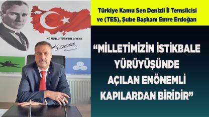 ERDOĞAN:  “ÇANAKKALE, İSTİKBALE AÇILAN KAPILARDAN BİRİDİR”