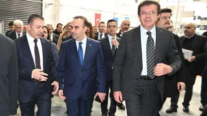 SANAYİ BAKANI, DTO’NUN TEKNİK TEKSTİL MERKEZİNİ İNCELEDİ