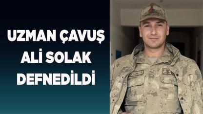 Uzman Çavuş Ali Solak Defnedildi