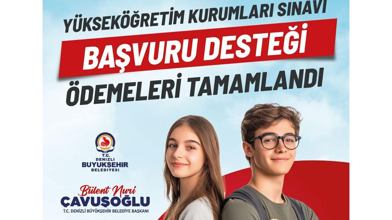 Büyükşehir’den 800 bin TL’lik YKS desteği