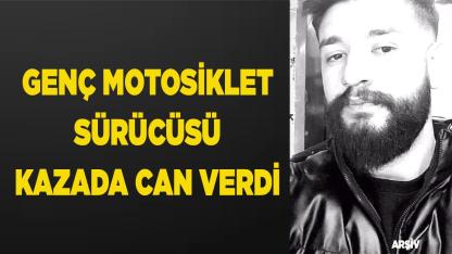Çivrilli Genç Motosiklet Sürücüsü Kazada Can Verdi