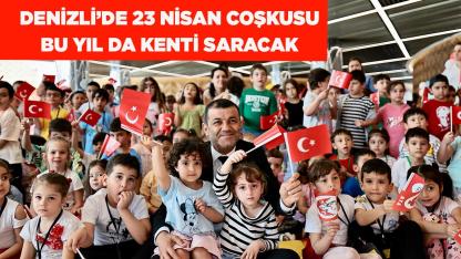 Denizli Büyükşehir’den 23 Nisan’da çocuklara özel program