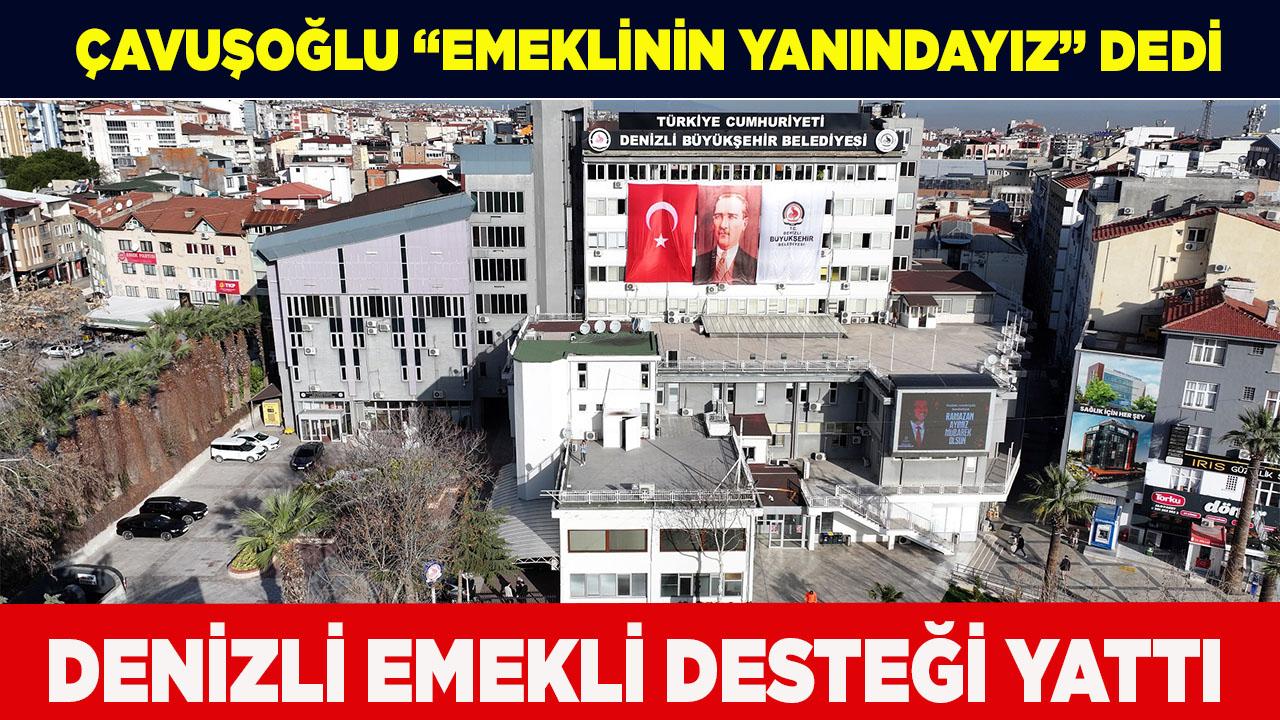 Denizli Emekli Desteği hesaplara yattı