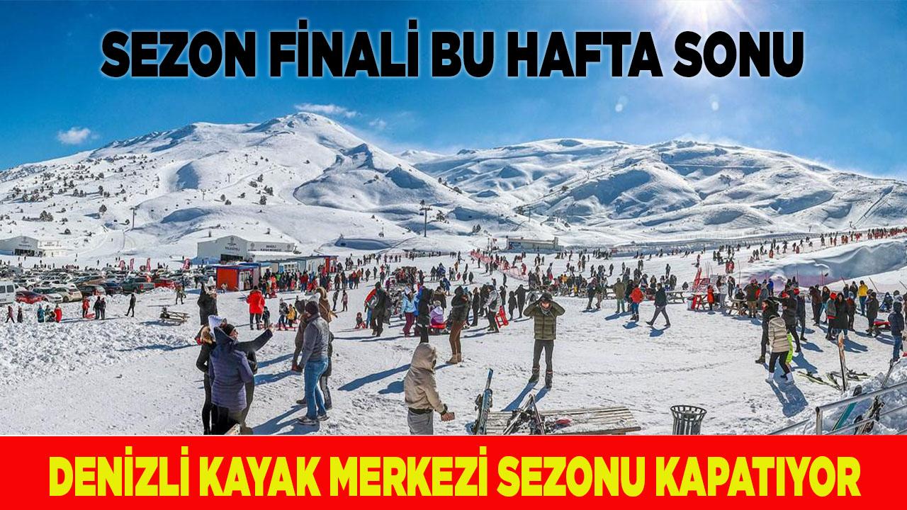 Denizli Kayak Merkezi sezonu kapatıyor