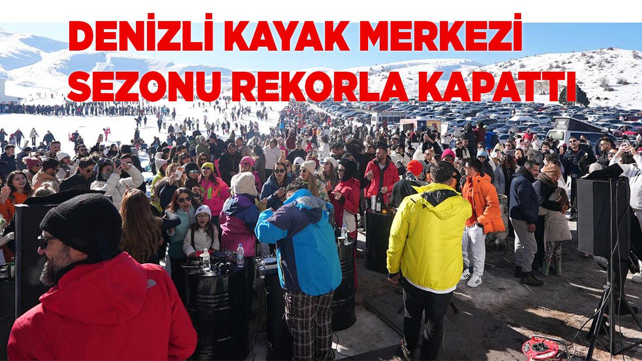 Denizli Kayak Merkezi Sezonu Rekorla Kapattı