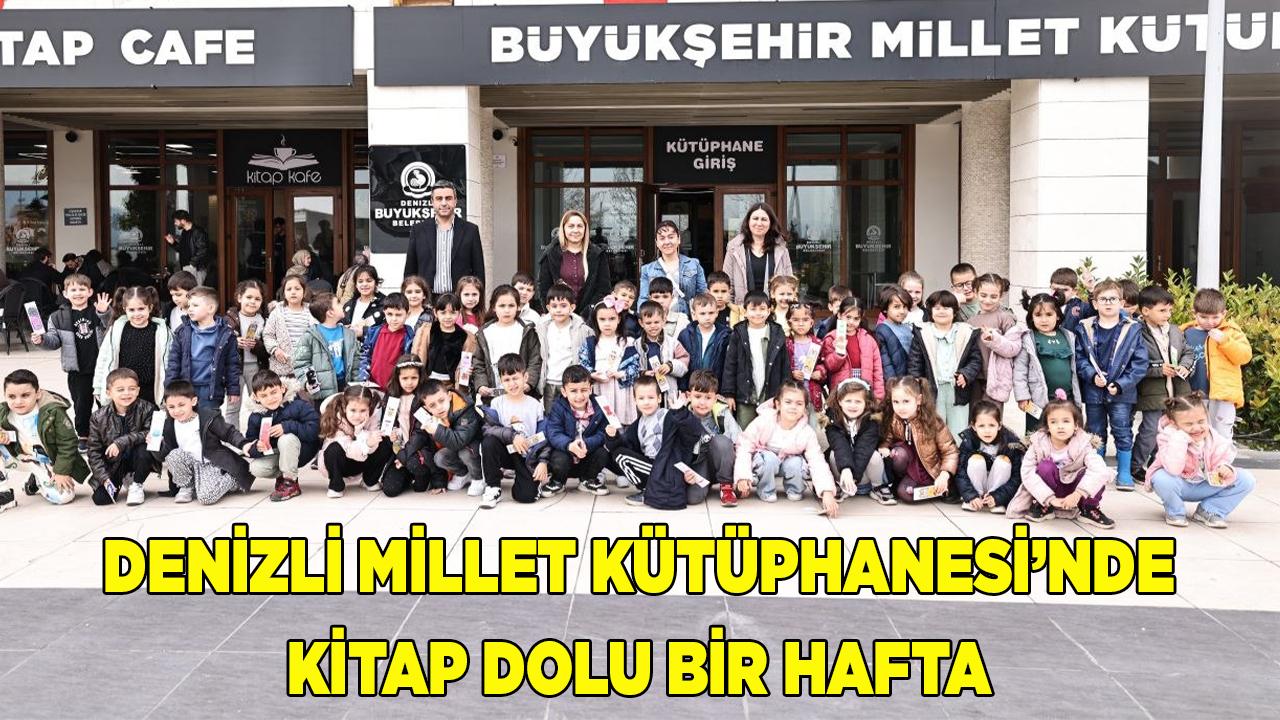 Denizli Millet Kütüphanesi’nde Kitap Dolu Bir Hafta