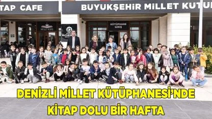 Denizli Millet Kütüphanesi’nde Kitap Dolu Bir Hafta