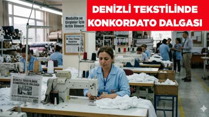 Denizli tekstilinde konkordato dalgası