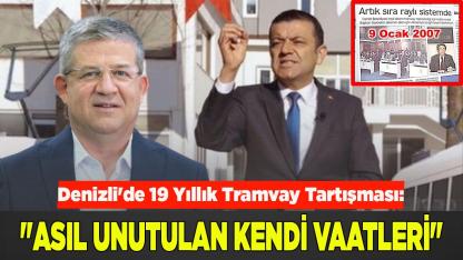 Denizli'de 19 Yıllık Tramvay Tartışması