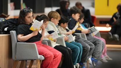 Denizli’de çocuklar “Telefonu Bırak, Kitaba Sarıl”dı