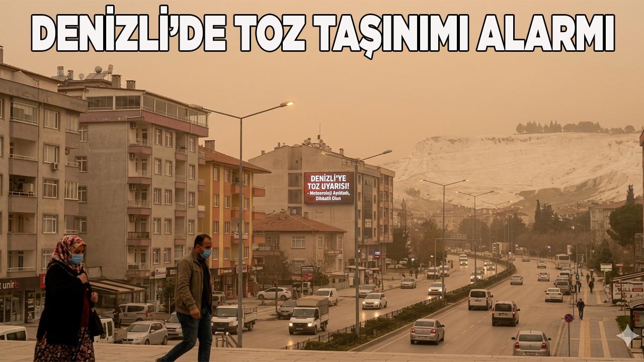 Denizli’de Toz Taşınımı Alarmı