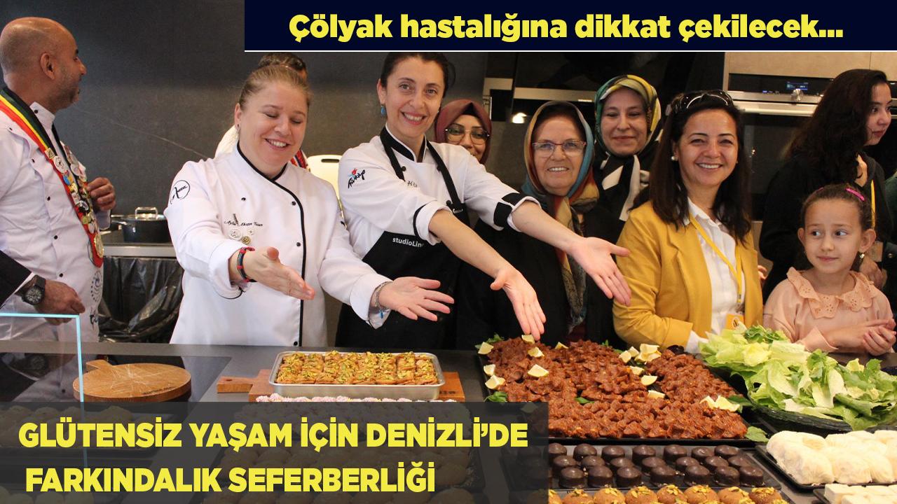 GLÜTENSİZ YAŞAM İÇİN DENİZLİ’DE FARKINDALIK SEFERBERLİĞİ
