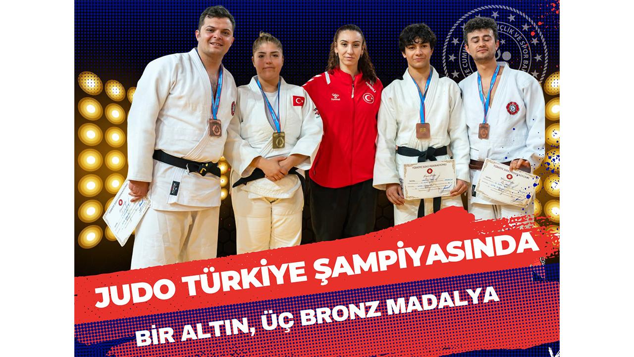 JUDO'DA MÜNİFE AYDIN DOĞAN TÜRKİYE ŞAMPİYONU