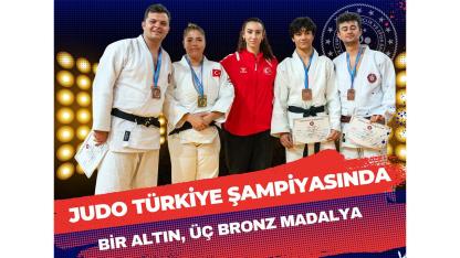 JUDO'DA MÜNİFE AYDIN DOĞAN TÜRKİYE ŞAMPİYONU