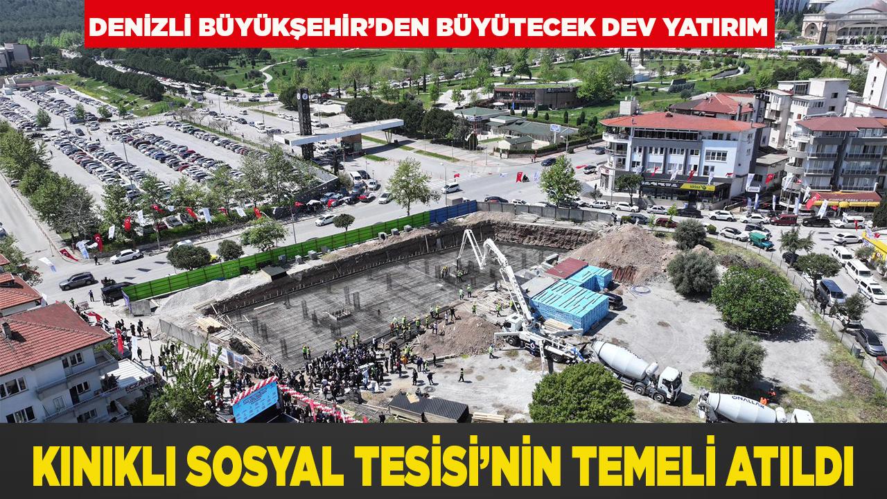 Kınıklı Sosyal Tesisi’nin temeli atıldı