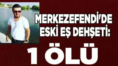 Merkezefendi'de Eski Eş Dehşeti: 1 Ölü