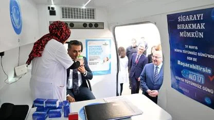 'Mobil Sigara Bırakma Aracı' Sahada