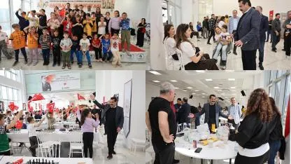 PAMUKKALE’DE SATRANÇ TAHTASINDA 23 NİSAN RÜZGÂRI