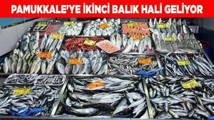 Pamukkale'ye İkinci Balık Hali Geliyor