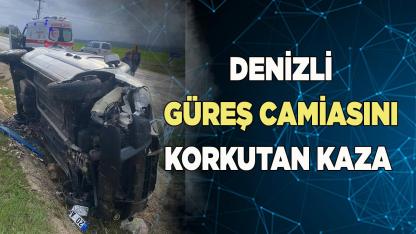 Denizli Güreş Camiasını Korkutan Kaza