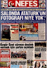 NEFES Gazete Manşeti