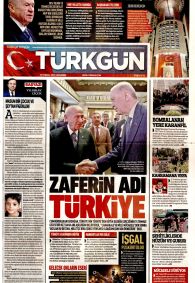 TÜRKGÜN Gazete Manşeti