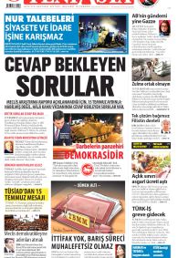 YENİ ASYA Gazete Manşeti