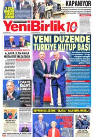 Yeni Birlik Gazete Manşeti
