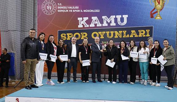KAMU’NUN ŞAMPİYONLARI KUPALARINI ALDI